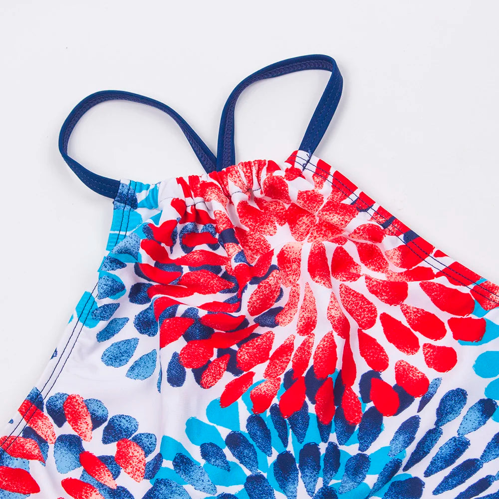 Colorful Kids Bikini Set - Summer Swimwear