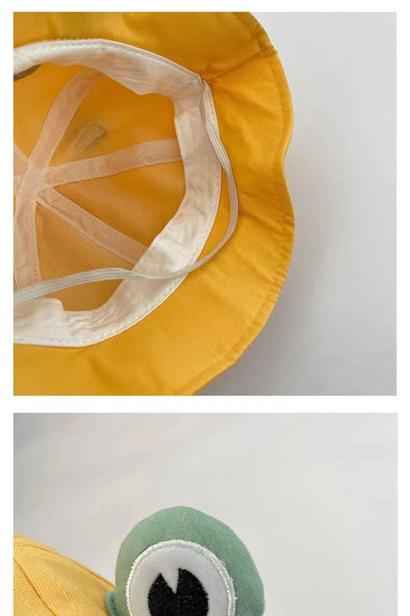 Cute Frog Baby Bucket Hat: Spring/Summer Fisherman Cap