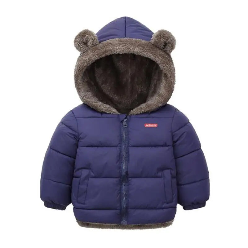 Thicken Hooded Jacket for Babies (2-6 Years)