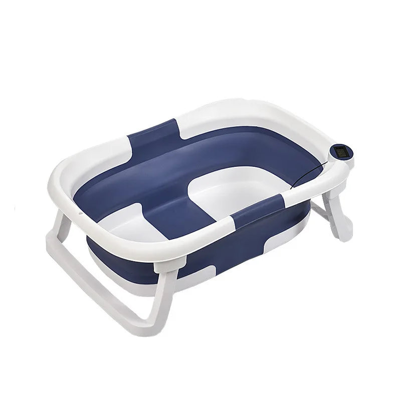 Real-time Temperature Silicone Baby Bath Tub