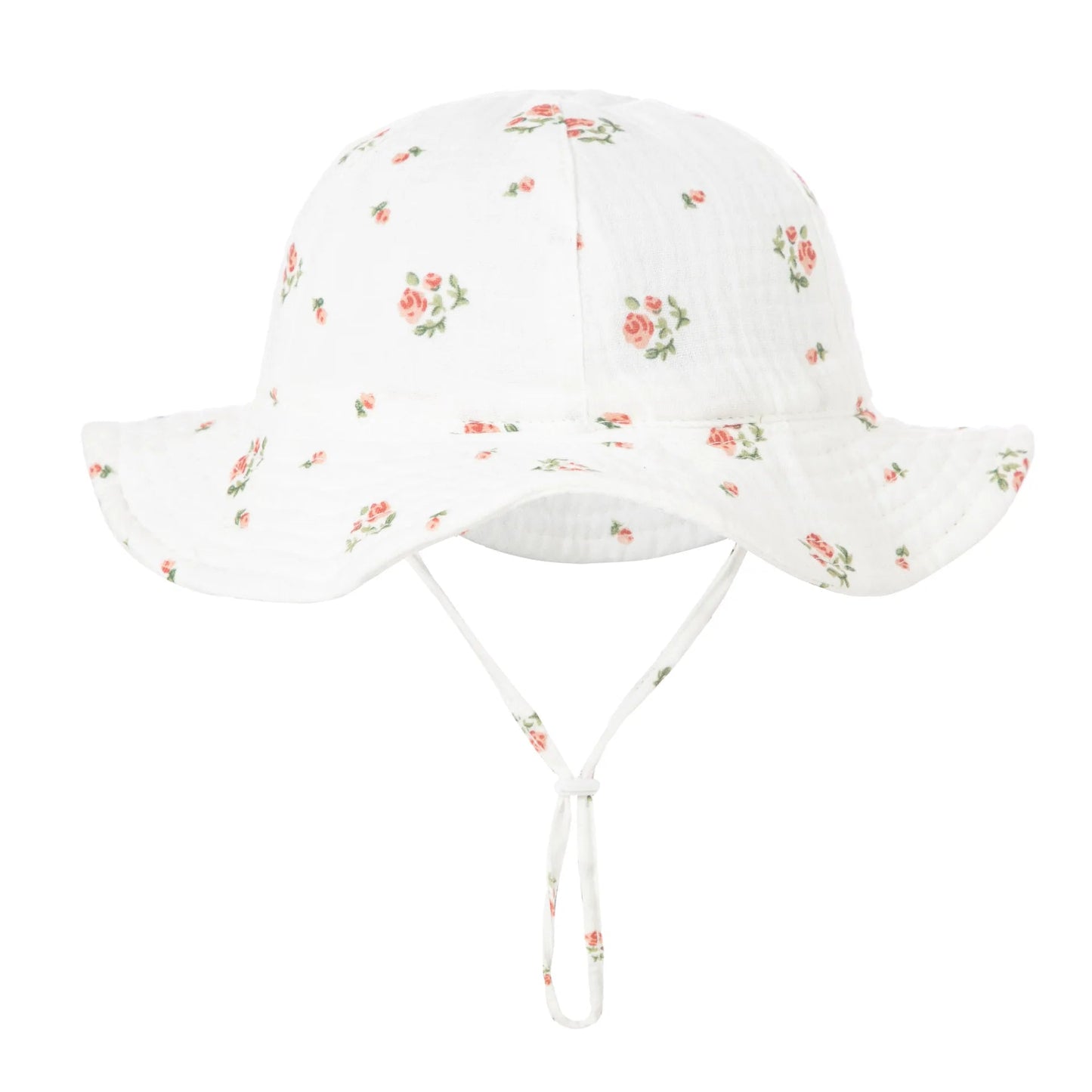 Summer Baby Cotton Bucket Hat: Sunscreen Outdoor Cap
