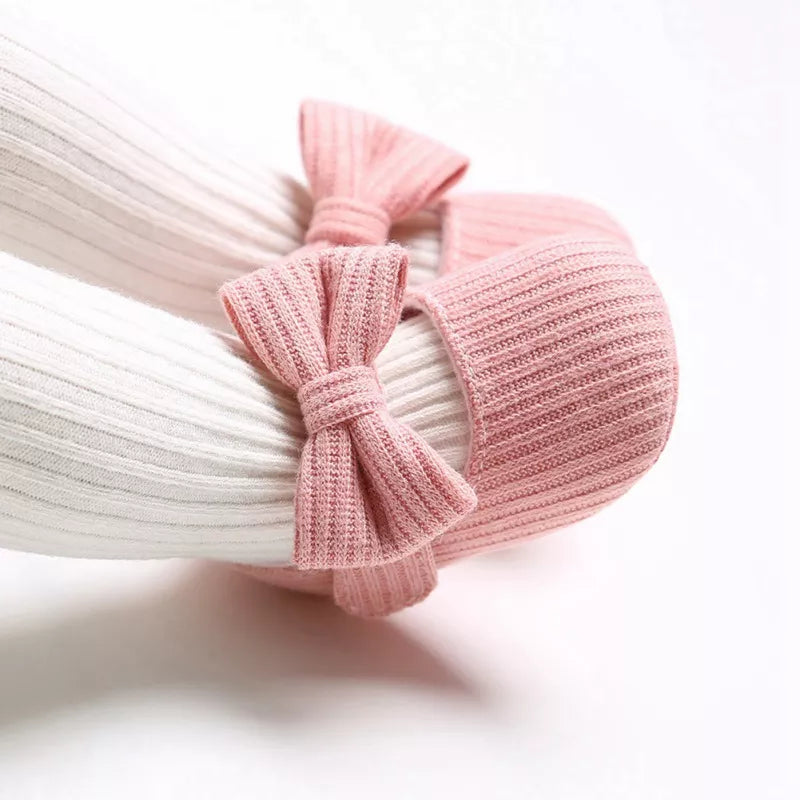 Princess Shoes for Babies: Anti-Slip Bow Sneakers