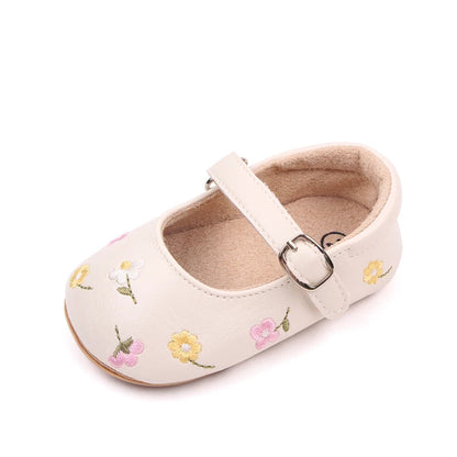 Baby Summer Sandal Cute Embroidery Flower