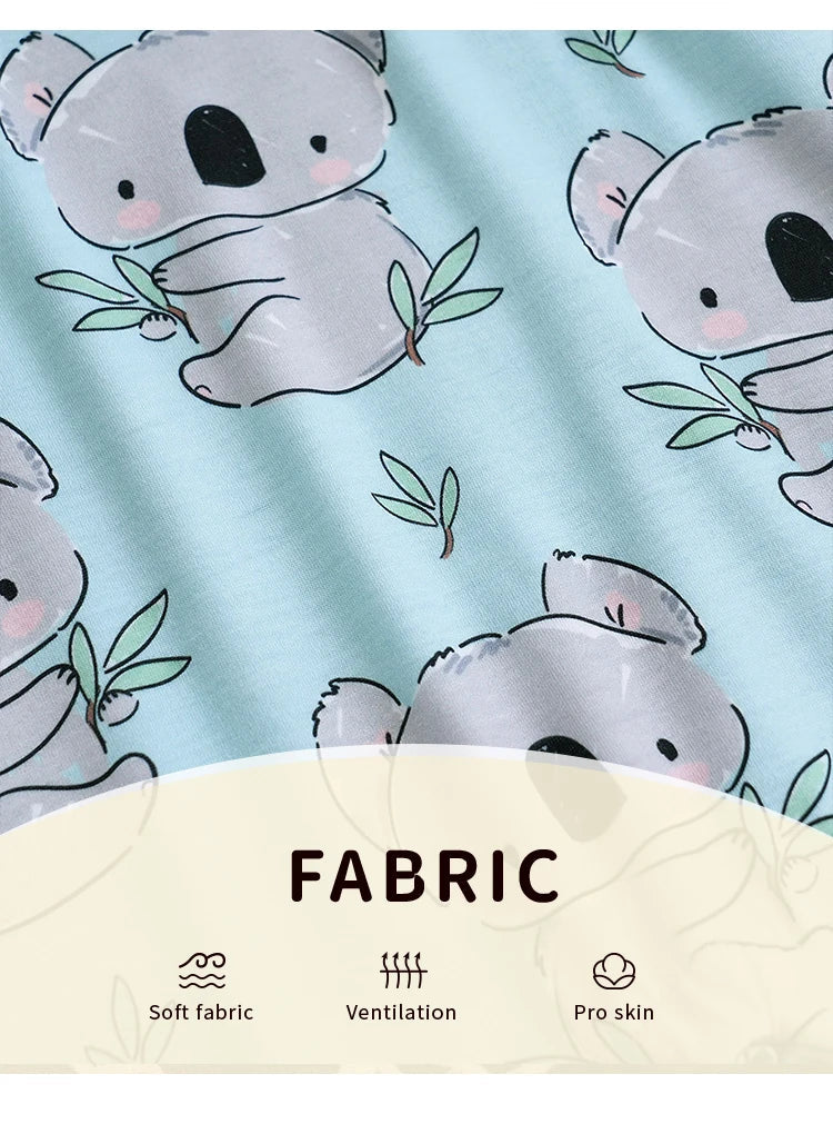 Koala Print Newborn Romper (0-18 Months)