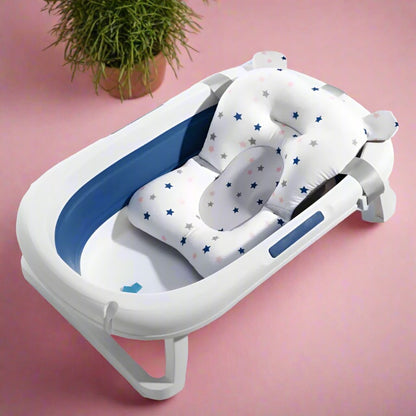 Foldable Baby Bath Support Mat: Infant Comfort Essential