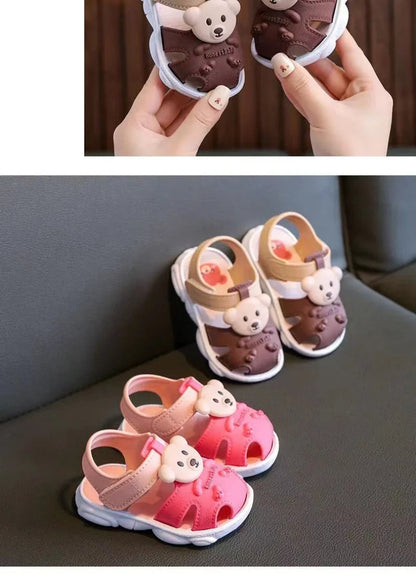 Baby Beach Sandals - Comfortable Cartoon Toddler Sandals