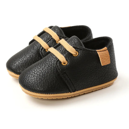 New Retro Leather Baby Shoes - Multicolor Toddler Moccasins