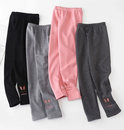 Cute Rabbit Leggings - Warm & Cozy for Girls (Autumn/Winter)