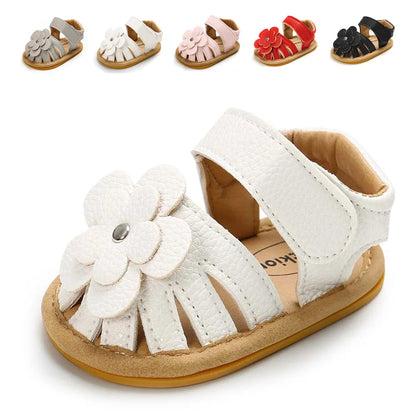 Summer Flower Sandals for Baby Girl