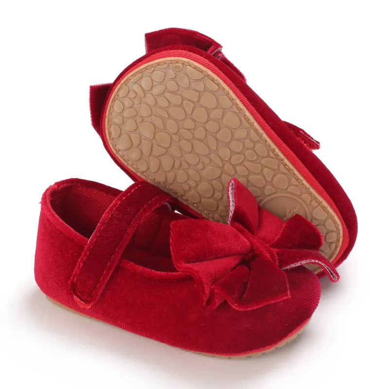 Princess Shoes - Baby Girls' Bow Flat Shoes for First Steps
