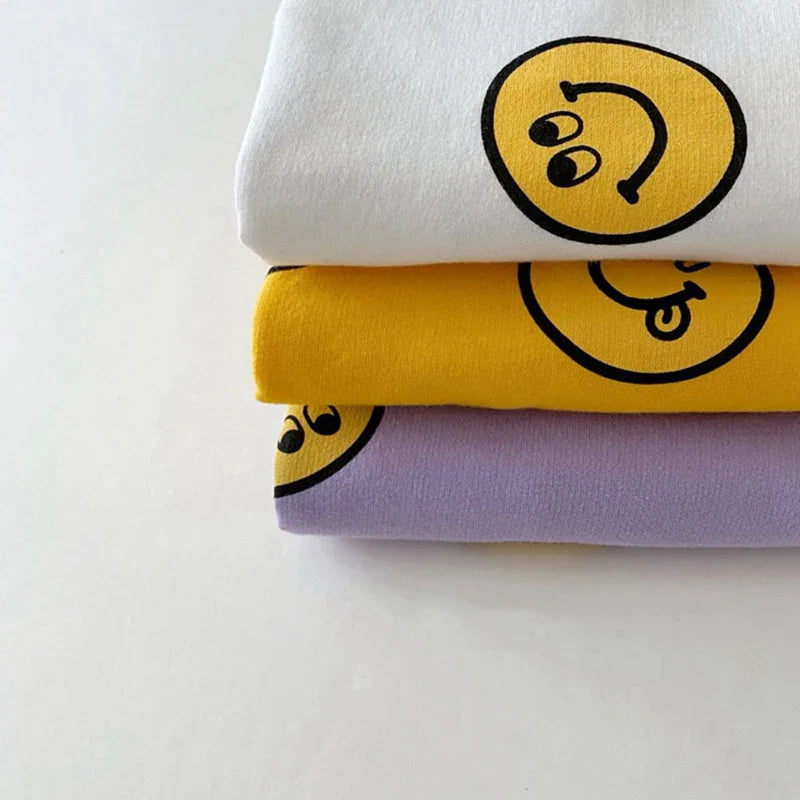 Smile T-shirt & Shorts Set: Summer/Spring Kids