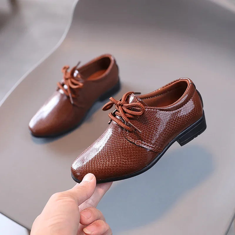 Boys' Leather Shoes: Style for Party, Wedding, School