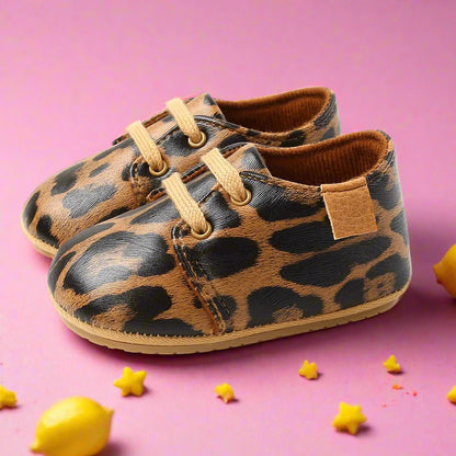 New Retro Leather Baby Shoes - Multicolor Toddler Moccasins