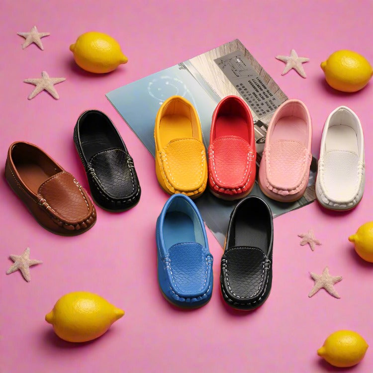 Candy-Colored Kids' Loafers: Stylish and Comfortable