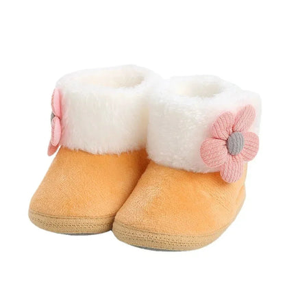 Newborn Baby First Walkers - Soft Anti-slip Crib Shoes