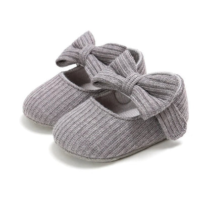 Princess Shoes for Babies: Anti-Slip Bow Sneakers