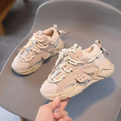 Kids Plush Sneakers: Waterproof and Comfortable Sports Shoes