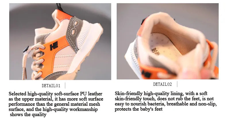 Cute Kids' Sneakers: Breathable Running Shoes