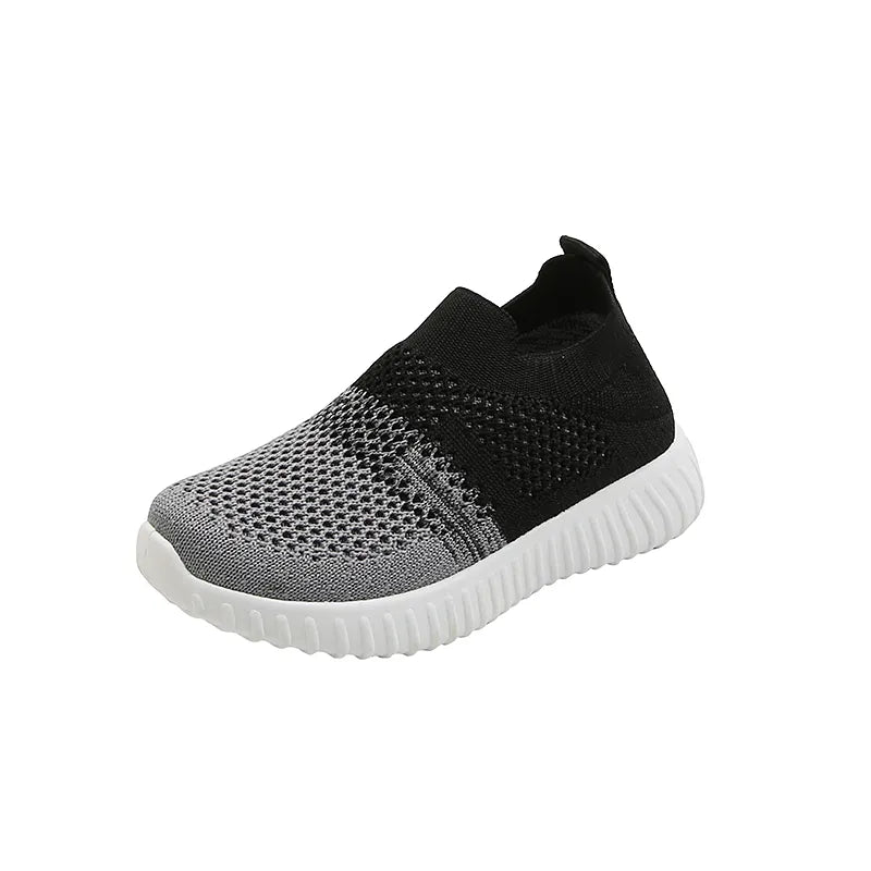 Kids Mesh Sneakers - Breathable, Anti-Slip, Soft Soled Shoes