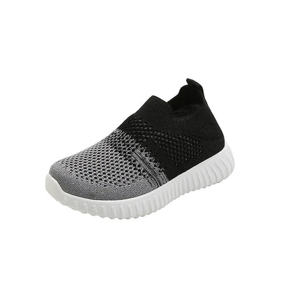 Kids Mesh Sneakers - Breathable, Anti-Slip, Soft Soled Shoes