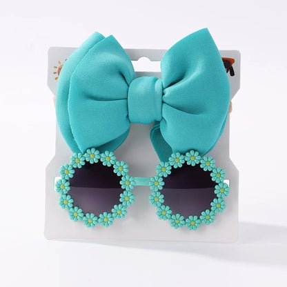 Fashion Baby Girls' Sunglasses and Hair Band Set