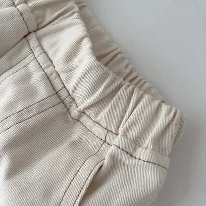 Baby Solid Jeans - Casual, Soft Denim Pants for Boys and Girls