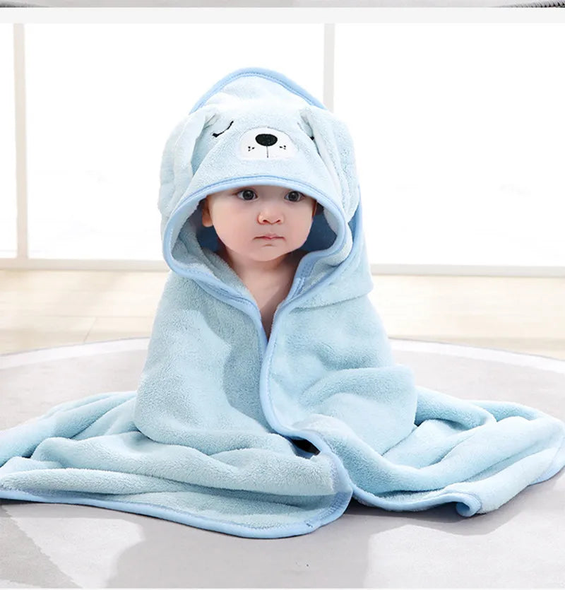 Hooded Cartoon Baby Bath Towels