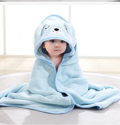Hooded Cartoon Baby Bath Towels