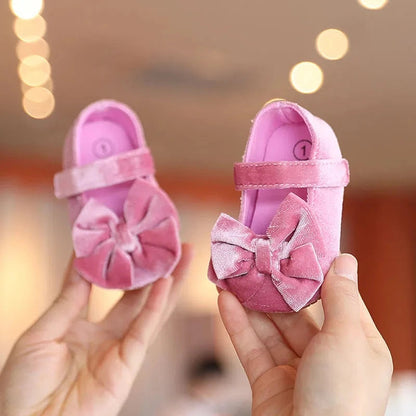 Princess Shoes - Baby Girls' Bow Flat Shoes for First Steps