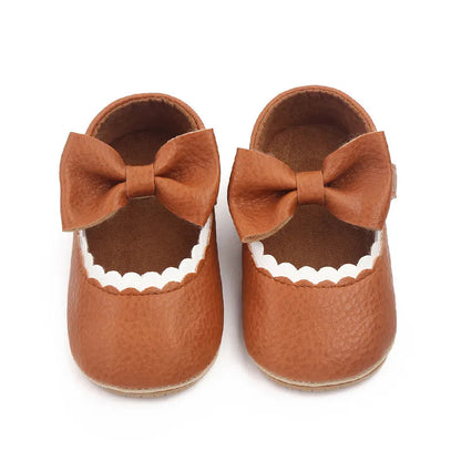 Bowknot Shoes for Toddler: Non-slip Prewalking Shoes