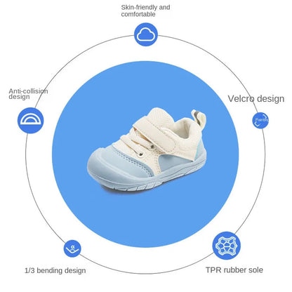 Soft Sole Baby Sneakers: Anti-Skid and Breathable