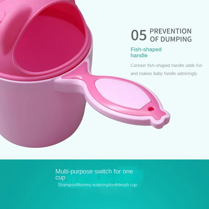 Bear-Shaped Bath Cup for Baby