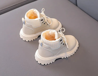 Cozy Plush Lining Snow Boots: Anti-Skid & Soft for Baby Boys/Girls