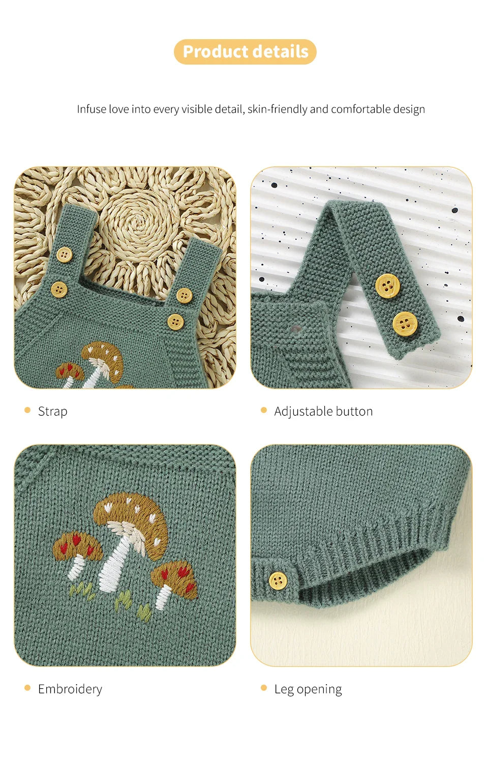 Spring/Fall Sleeveless Baby Bodysuits