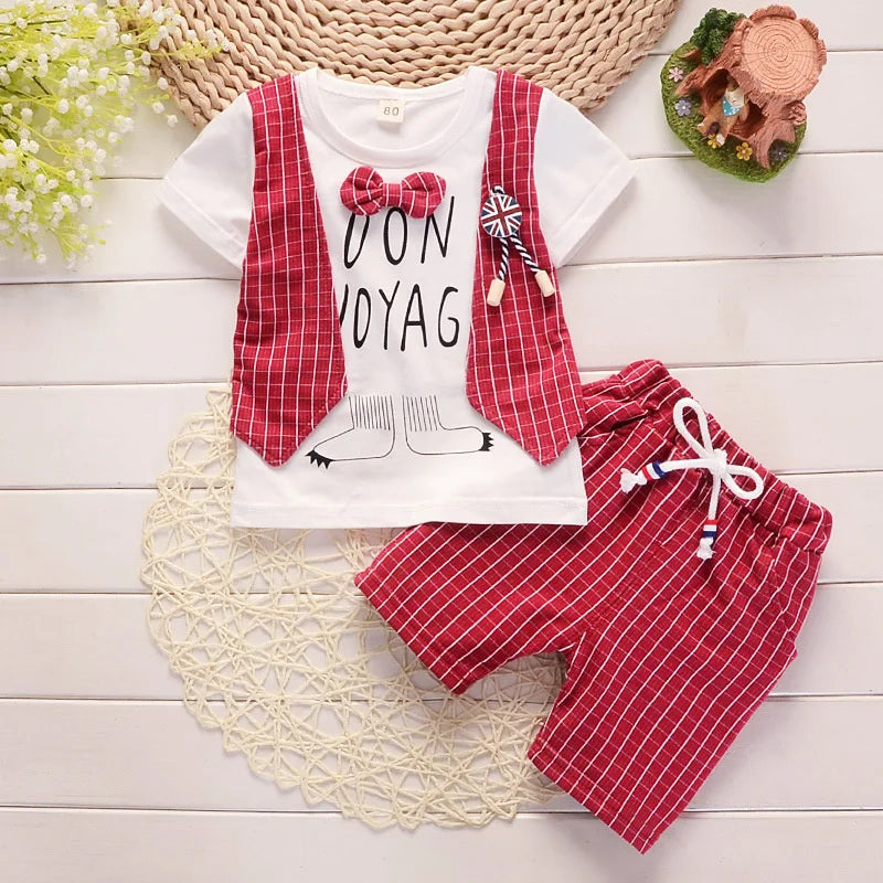 Summer Baby Fashion Set: T-Shirt & Shorts