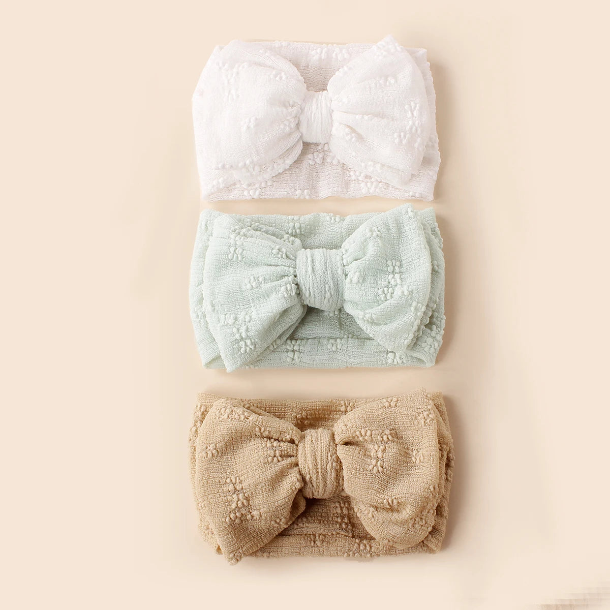 Breathable Baby Mesh Headbands: Double Bow Turban
