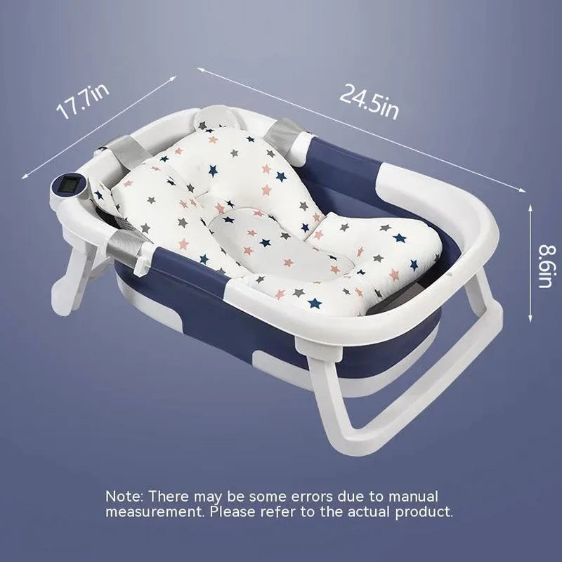Real-time Temperature Silicone Baby Bath Tub