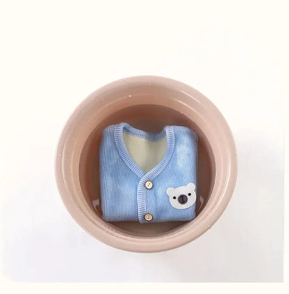 Kids Thicken Velvet-Lined Waistcoat
