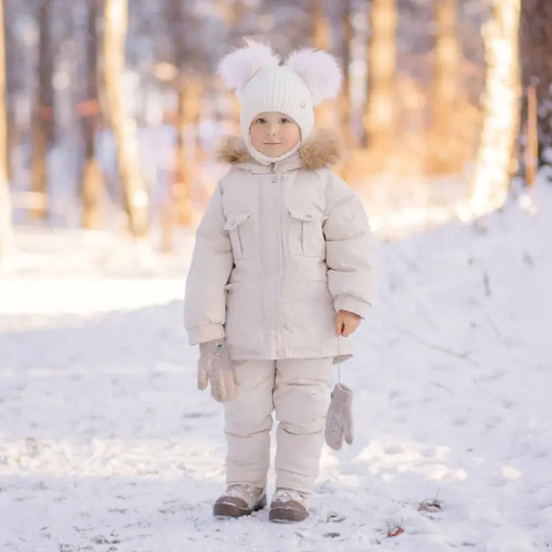Children's Winter Set: Down Jacket + Jumpsuit