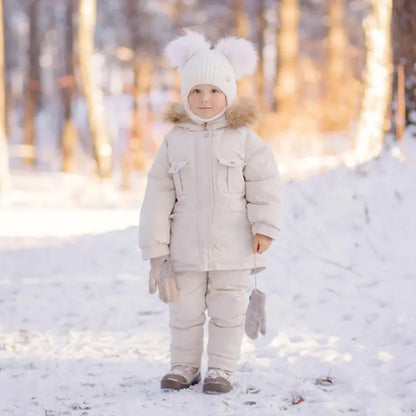 Children's Winter Set: Down Jacket + Jumpsuit