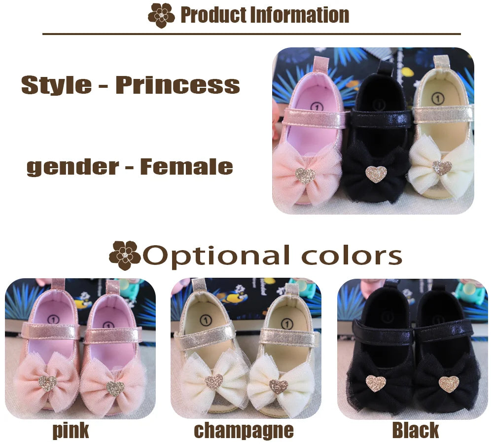 Baby's First Toddler Shoes: Breathable Princess Lace Style