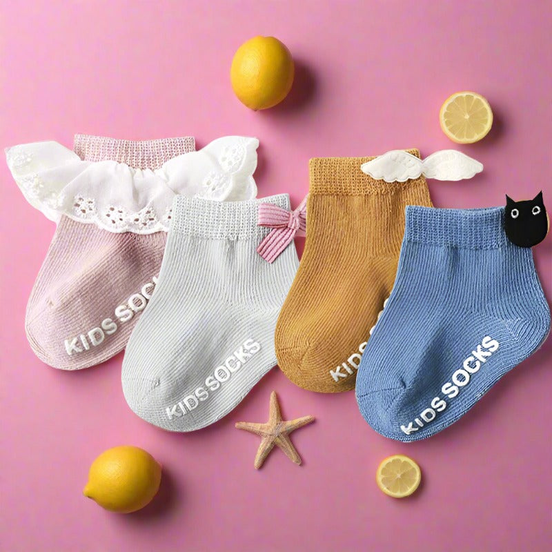 Set Of Anti-Slip Socks For Children