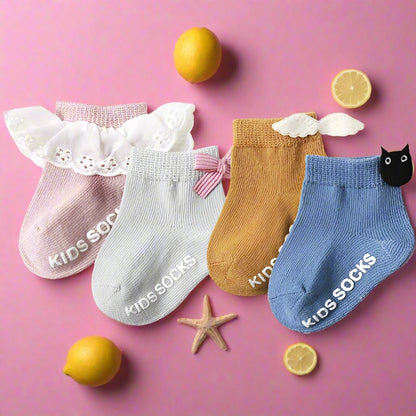 Set Of Anti-Slip Socks For Children