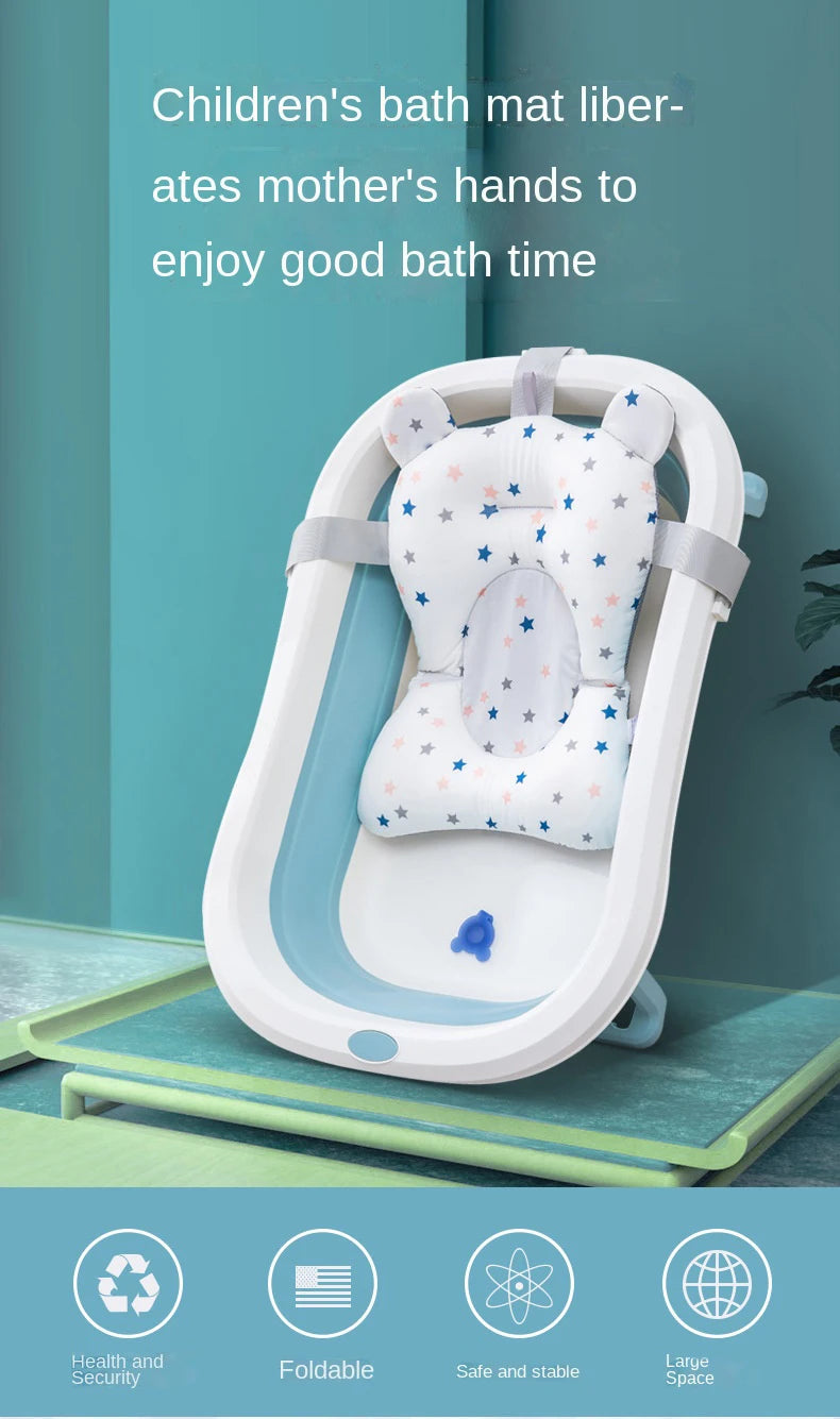 Baby Bath Support Mat - Non-Slip & Comfortable