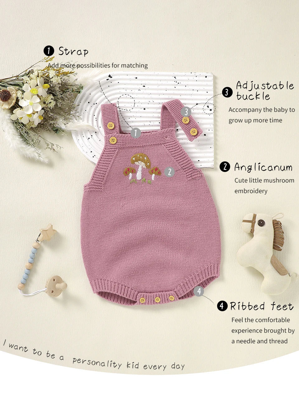 Spring/Fall Sleeveless Baby Bodysuits
