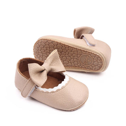 Bowknot Shoes for Toddler: Non-slip Prewalking Shoes