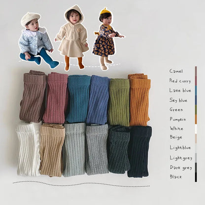 Cozy Cotton Pantyhose for Baby Girls - Infant to Toddler