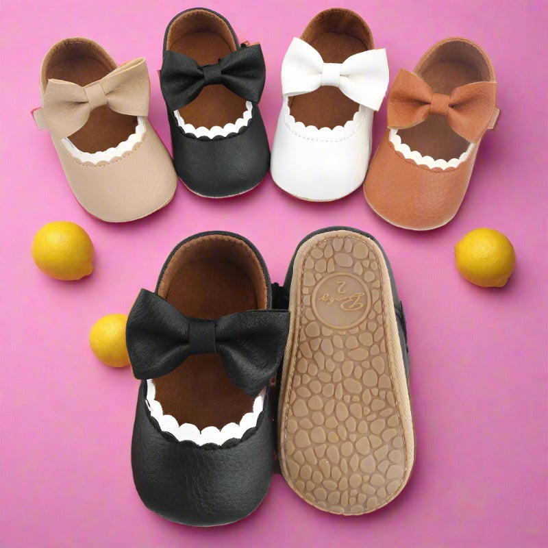 Bowknot Shoes for Toddler: Non-slip Prewalking Shoes