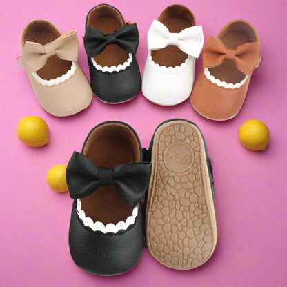Bowknot Shoes for Toddler: Non-slip Prewalking Shoes