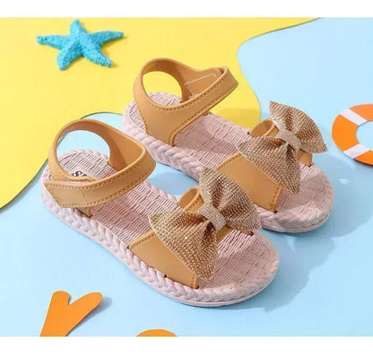 Girls' Bow Sandals: Sweet and Versatile